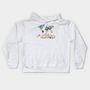 world map Kids Hoodie